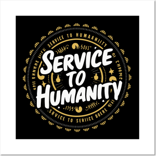 Arise and Render Service to Humanity - Baha'i Faith Posters and Art